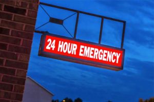 24 hour emergency sign
